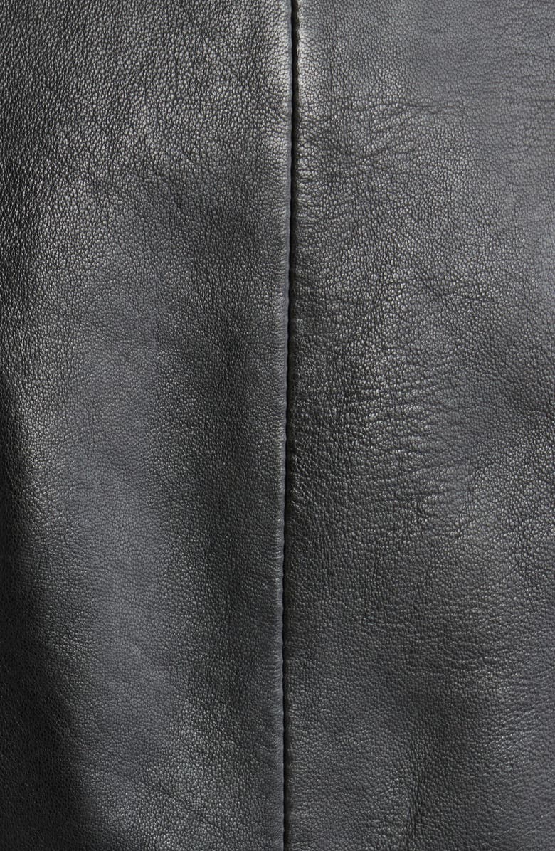 MAURITIUS Cora Leather Jacket, Alternate, color, Black