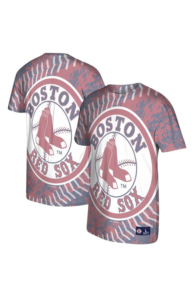 Mitchell & Ness Men's Mitchell & Ness Red Boston Red Sox Historic Logo Jumbotron T-Shirt, Main, color,