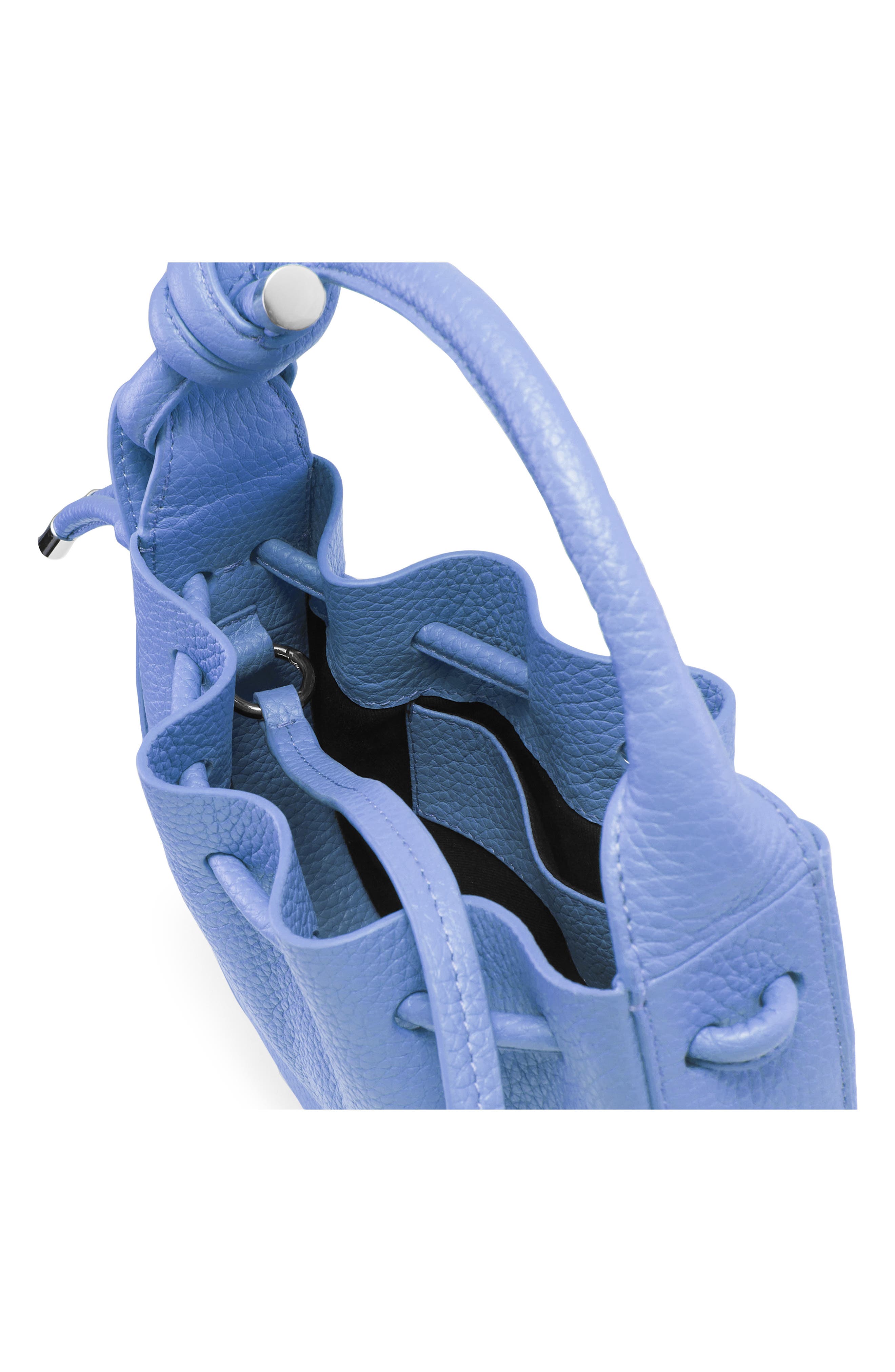 Mini Ina Pebble Leather Crossbody Bag, Alternate, color, OCEAN BLUE