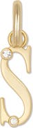 Ramy Brook Initial S Cubic Zirconia Charm