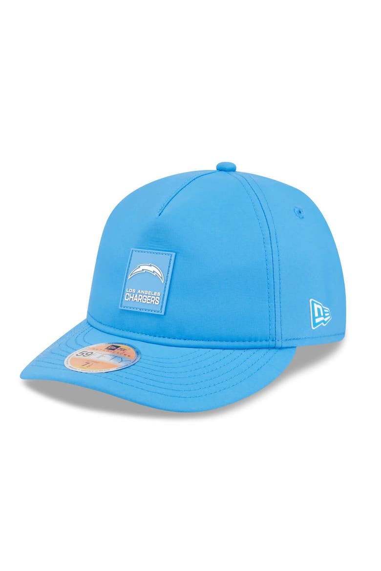 Men's New Era Powder Blue Los Angeles Chargers 2025 Sideline  Retro Crown 59FIFTY Fitted Hat, Alternate, color, Powder Blue