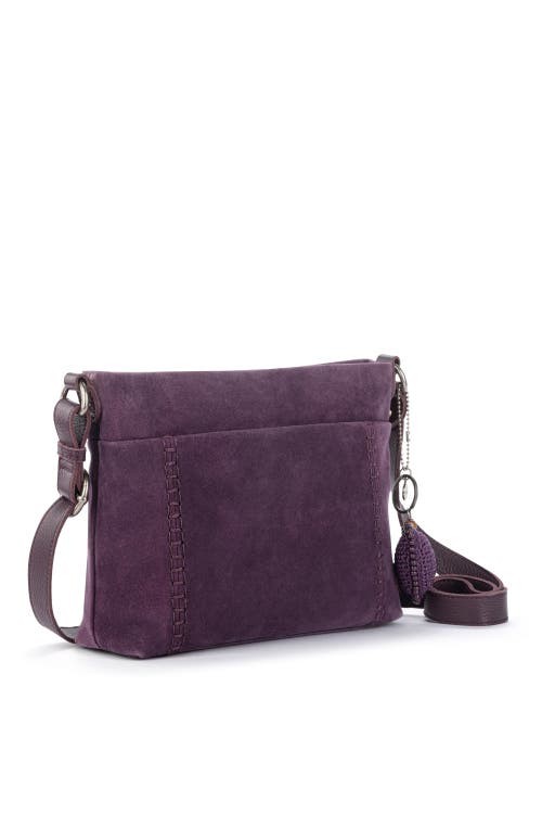 The Sak Melrose Crossbody Leather Bag In Purple