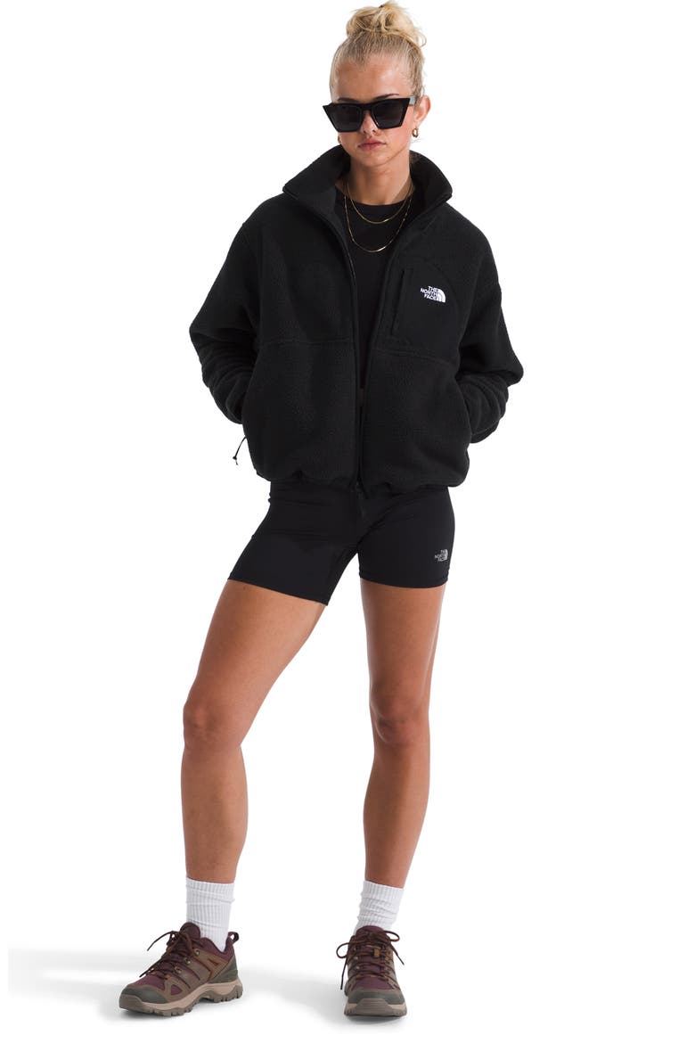 Yumiori Off Peak Full Zip Fleece Jacket, Alternate, color, TNF BLACK