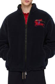 Burberry Knight Wool Cashmere Blend Fleece