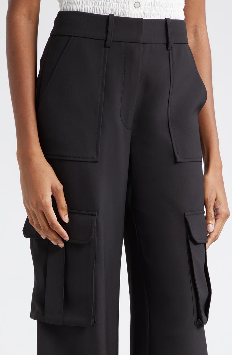 Veronica Beard Saul Cargo Pants, Alternate, color, Black