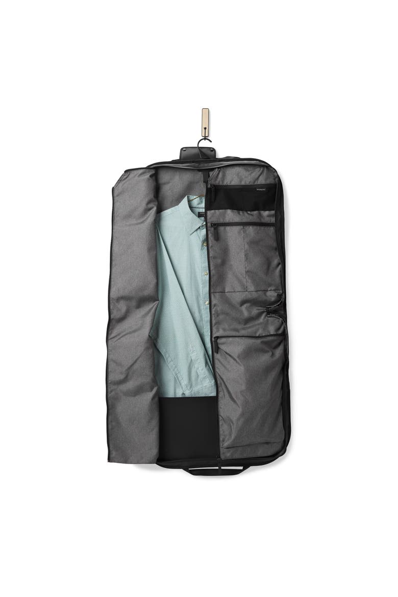 Water Resistant Travel Garment Bag, Alternate, color, Black