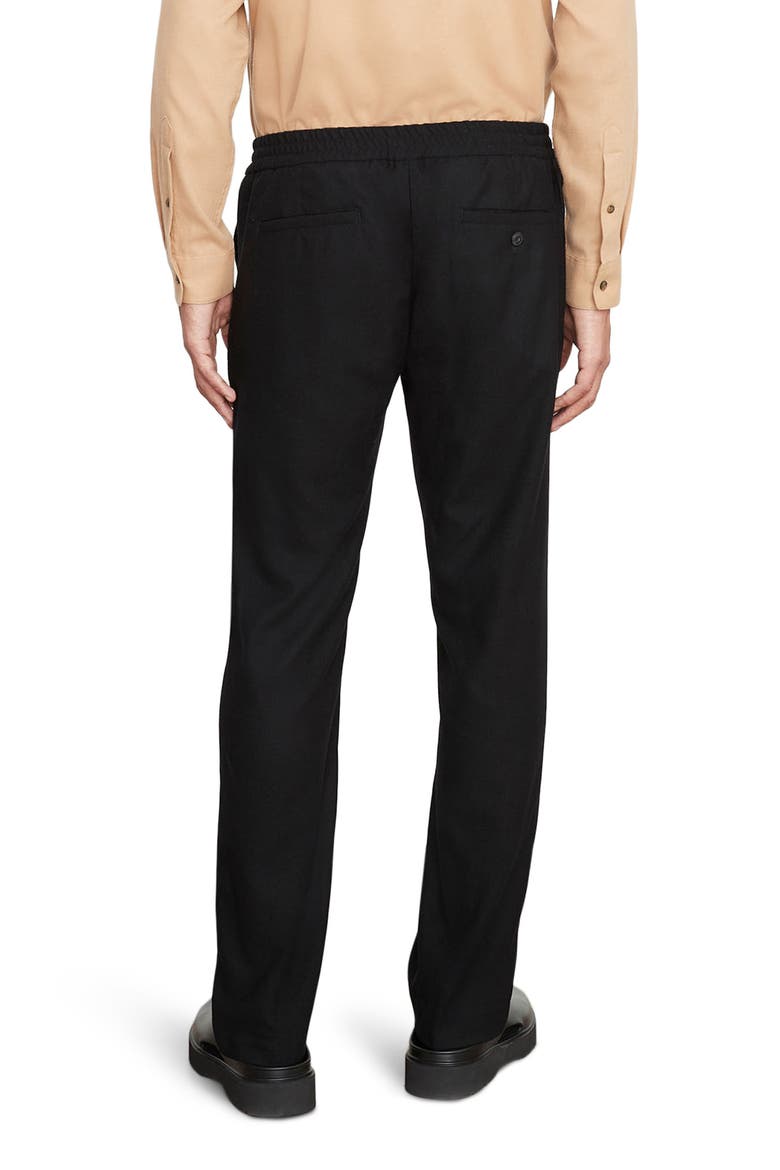 Wool Blend Flannel Pull-On Pants, Alternate, color, PALOMAR