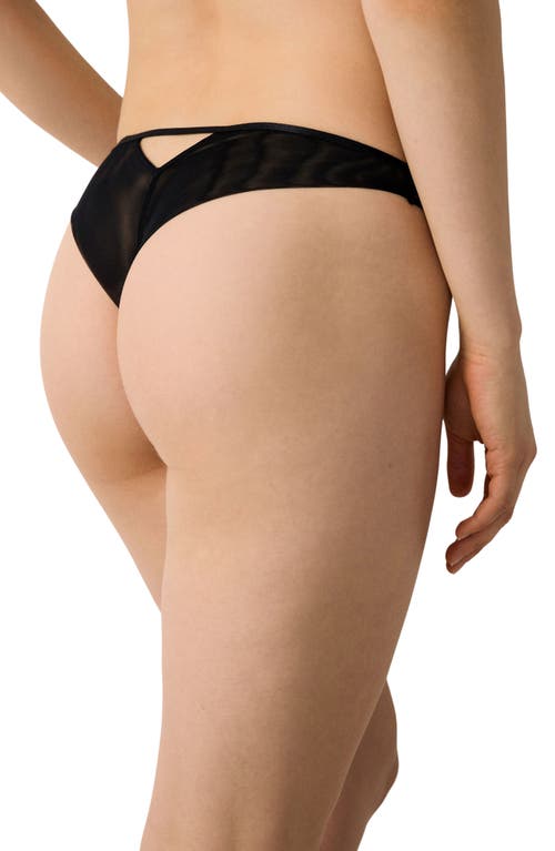 Etam Enivrante Tanga Thong In Black