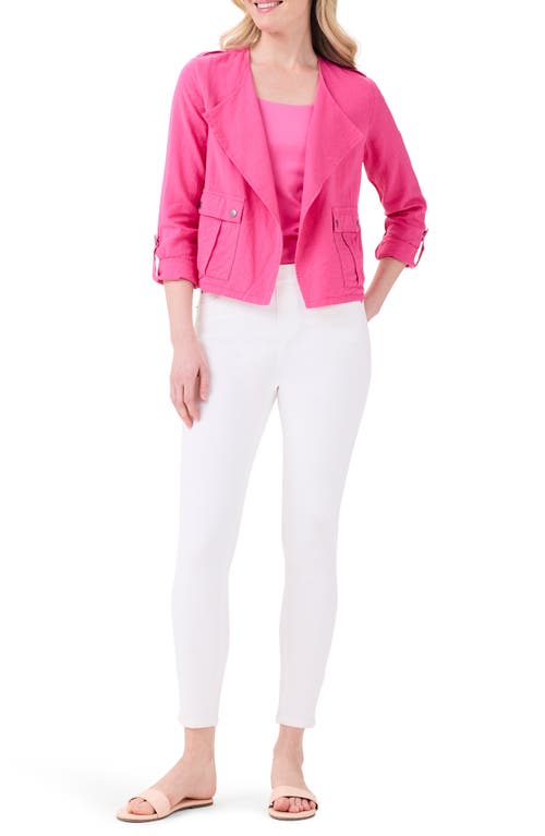 Nic + Zoe Shirttail Hem Perfect Tank In Wild Pink