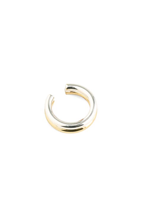 Mixed Metal Double Ear Cuff