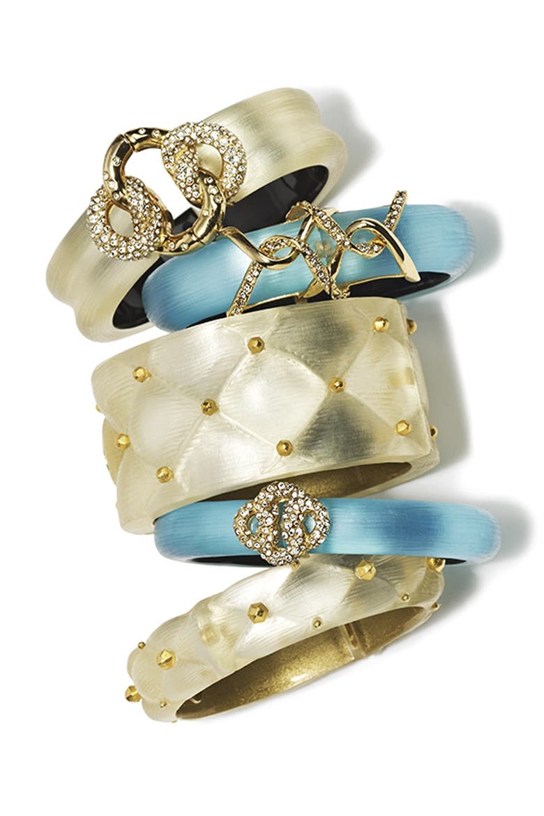 'Lucite® - Mod' Wrap Bracelet (Nordstrom Exclusive), Alternate, color, LIGHT TURQUOISE