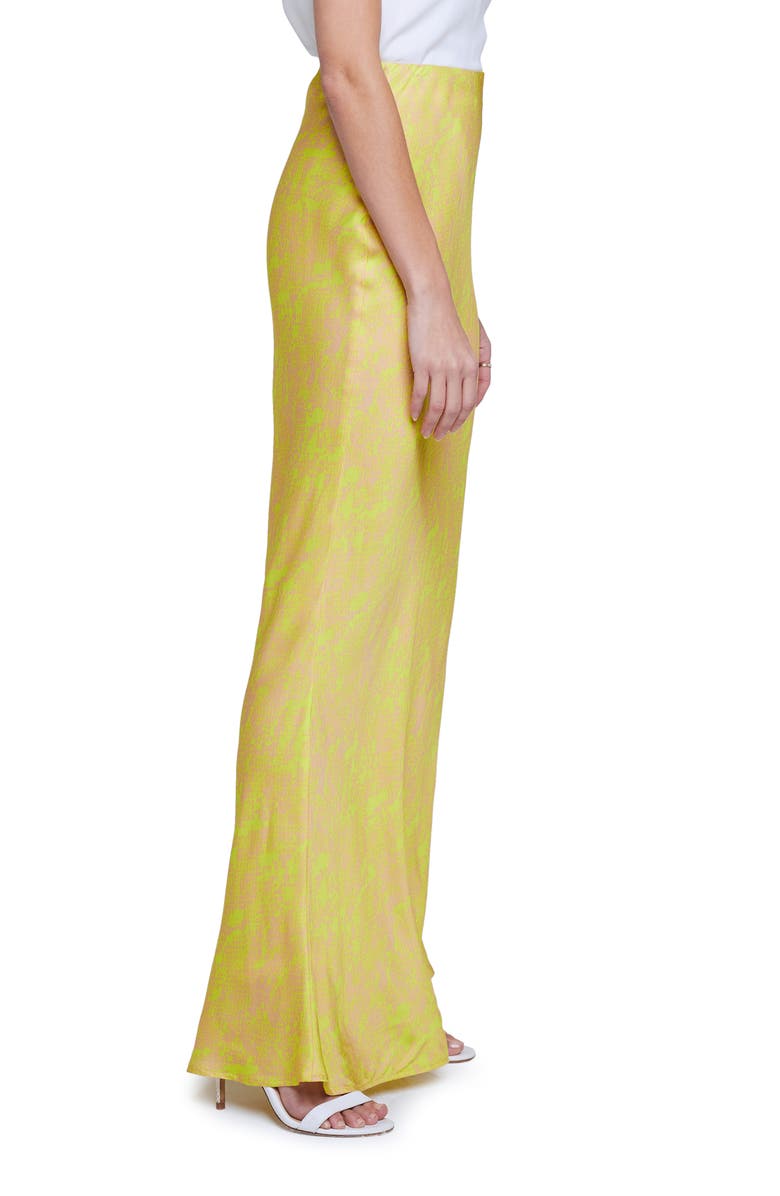 L'AGENCE Zeta Abstract Print Bias Maxi Skirt, Alternate, color, 