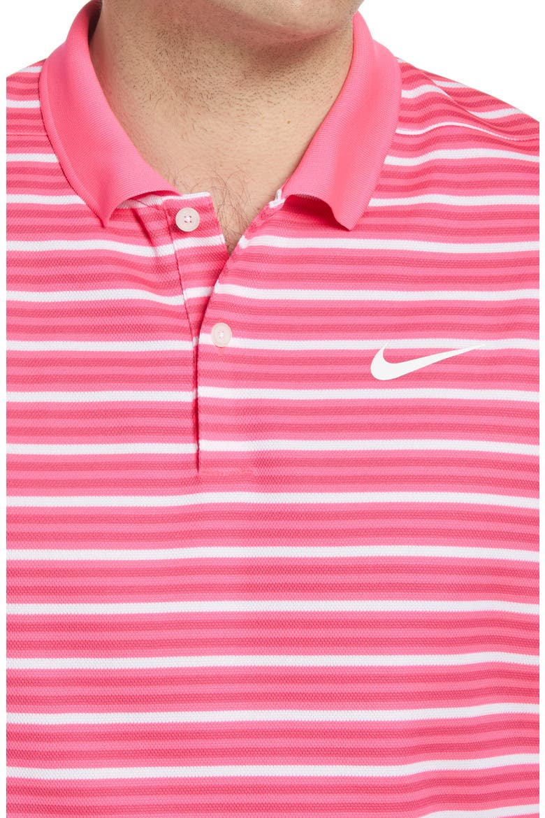 Dri-Fit Victory Polo Shirt, Alternate, color, HYPER PINK/ WATERMELON/ WHITE