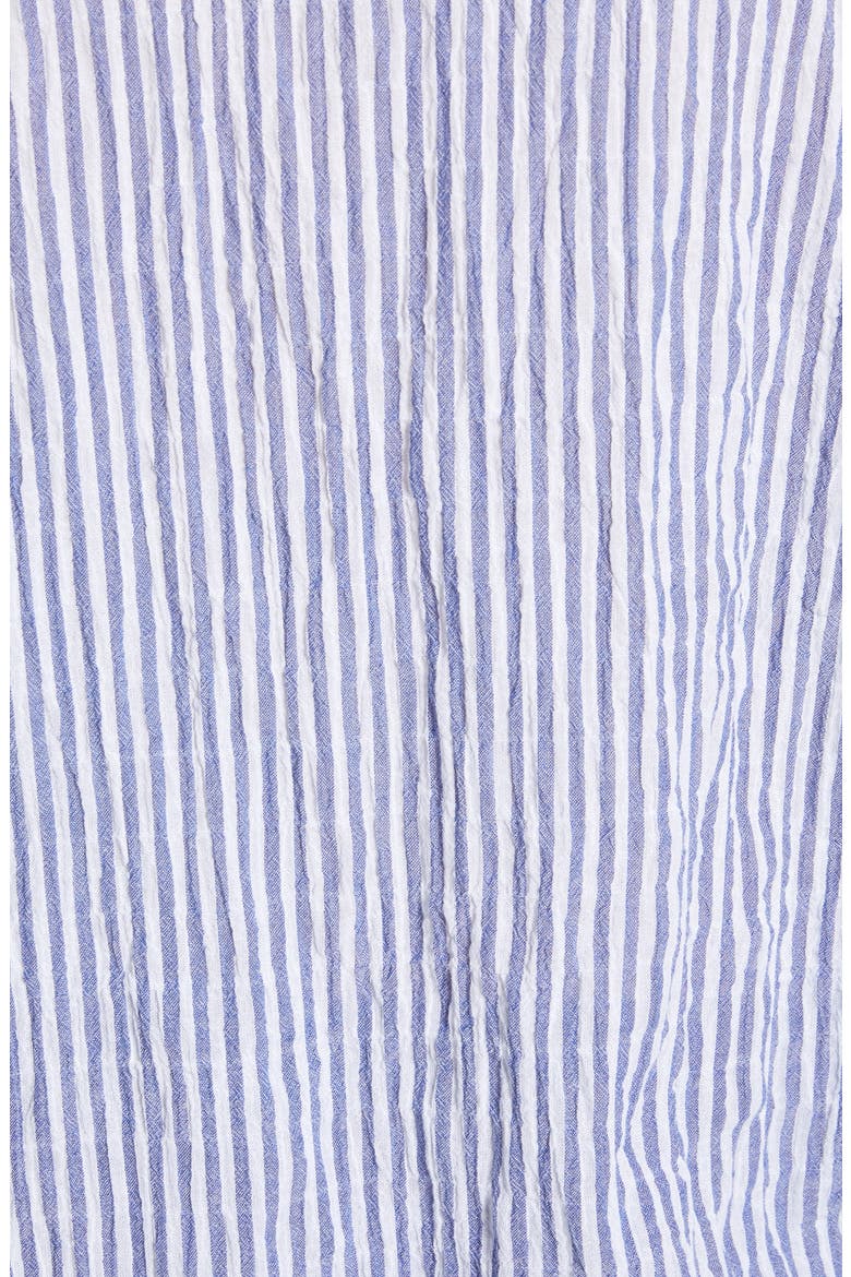 Breezy Boyfriend Shirt, Alternate, color, BLUE- WHITE CRINKLE EVEN STP