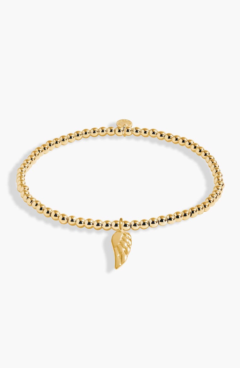 A Littles & Co A Little 'Prayer' Bracelet in Gold-Tone Plating, Main, color, Metallic Gold