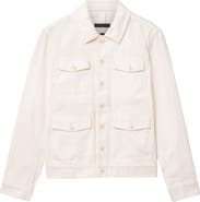 John Varvatos Briggs Textured Cotton Trucker Jacket
