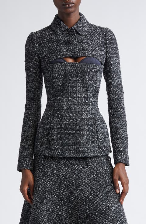 G-Anne Bouclé Tweed Crop Jacket