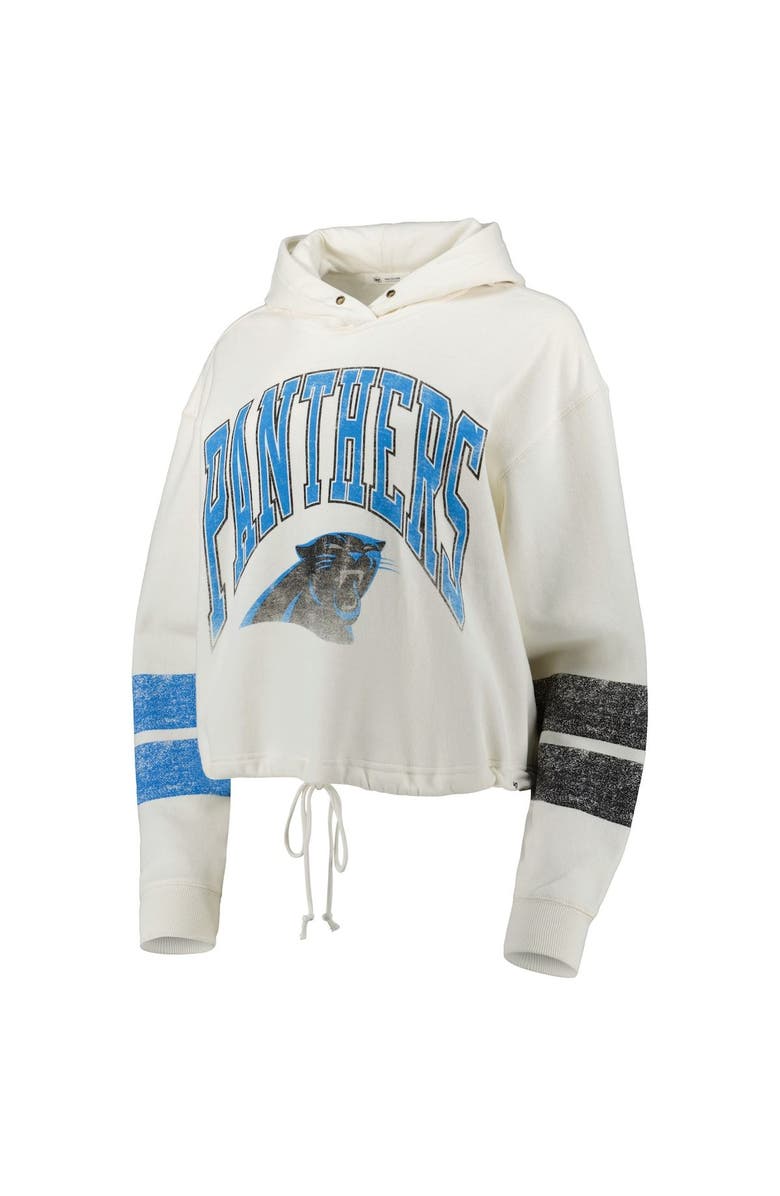 '47 Women's '47 Oatmeal Carolina Panthers Harper Pullover Hoodie, Alternate, color, Oatmeal