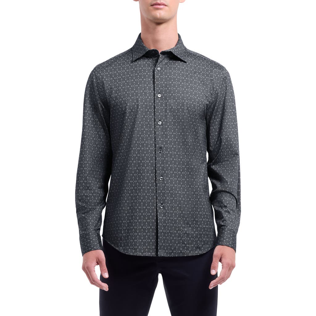 Bugatchi James Ooohcotton® Button-up Shirt In Gray