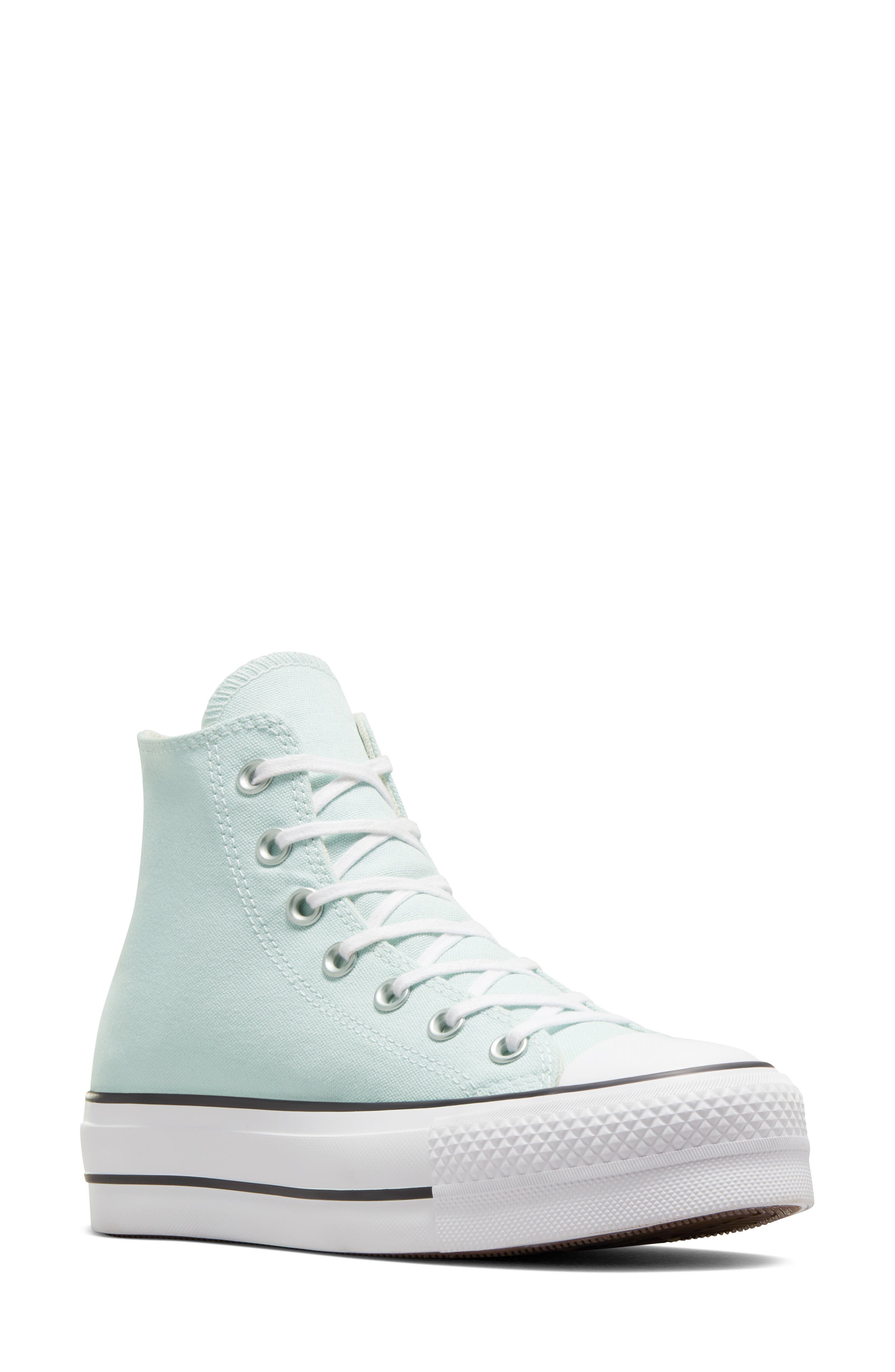 Chuck Taylor® All Star® Lift High Top Platform Sneaker, Main, color, CHANCE OF RAIN/ WHITE/ BLACK