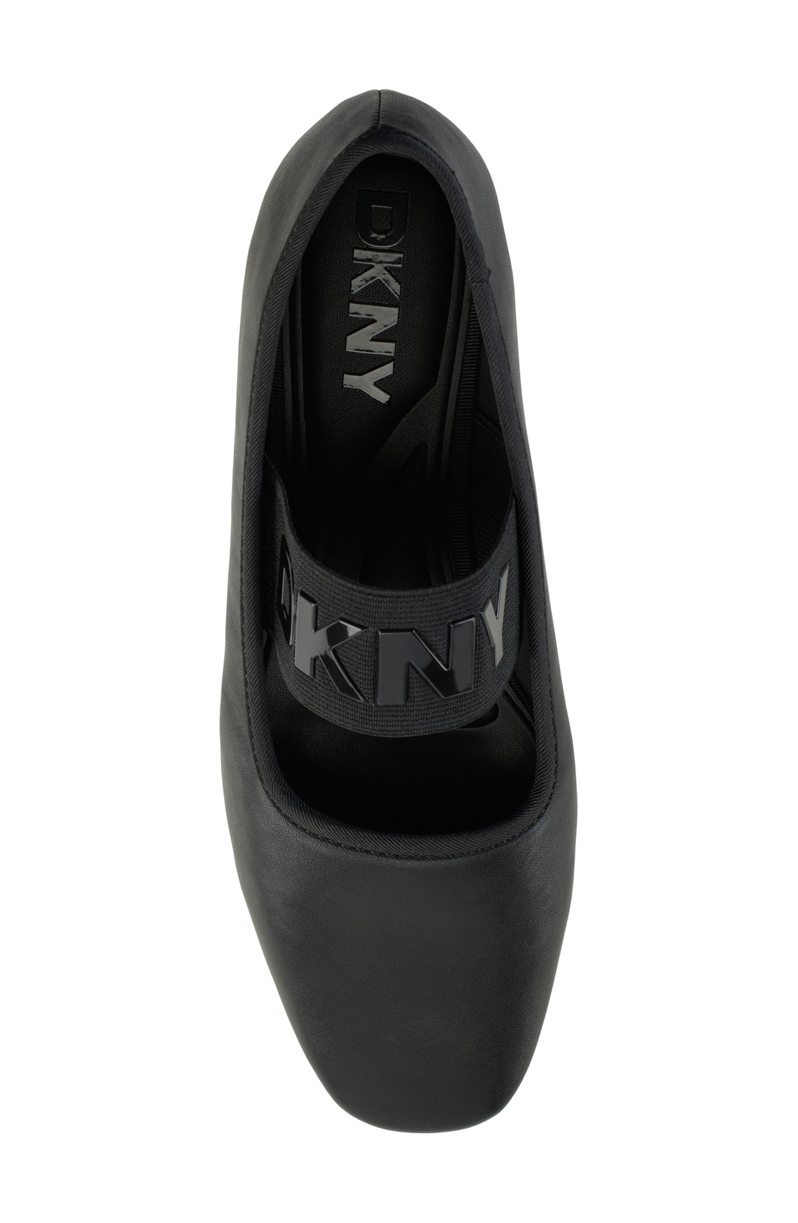 DKNY Dace Mary Jane Ballet Flat, Alternate, color, Black
