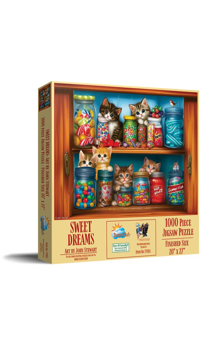 Sweet Dreams 1000 piece Jigsaw Puzzle for Adults, Main, color, Multicolor