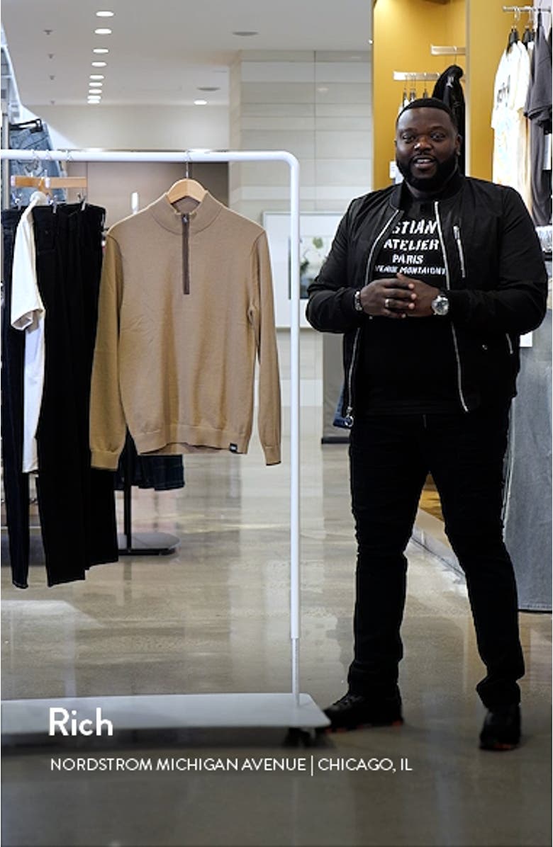 Commuter Quarter Zip Sweater, sales video thumbnail