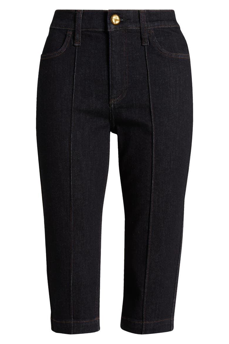 Flexi Kit Mid Rise Capri Jeans, Alternate, color, RINSE