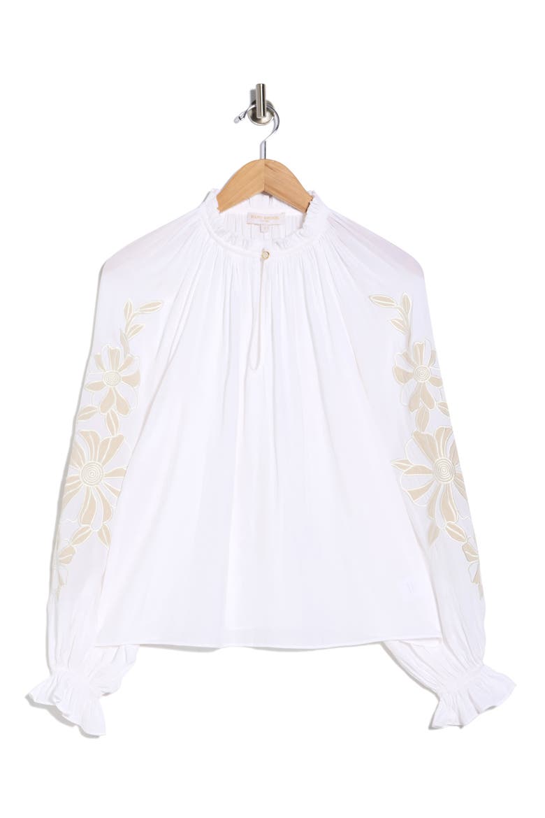 Nelida Embroidered Top, Alternate, color, IVORY