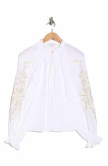 Ramy Brook Nelida Embroidered Top