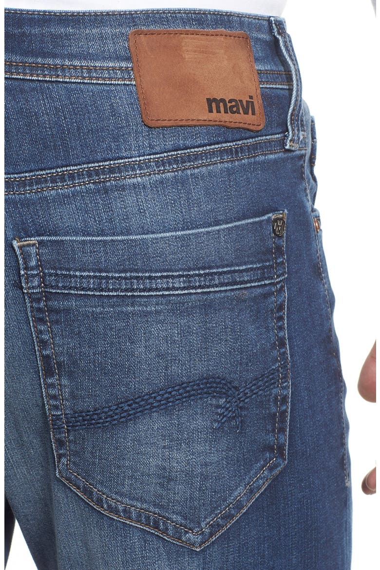 Matt Relaxed Fit Baggy Jeans, Alternate, color, MID INDIGO COOPER
