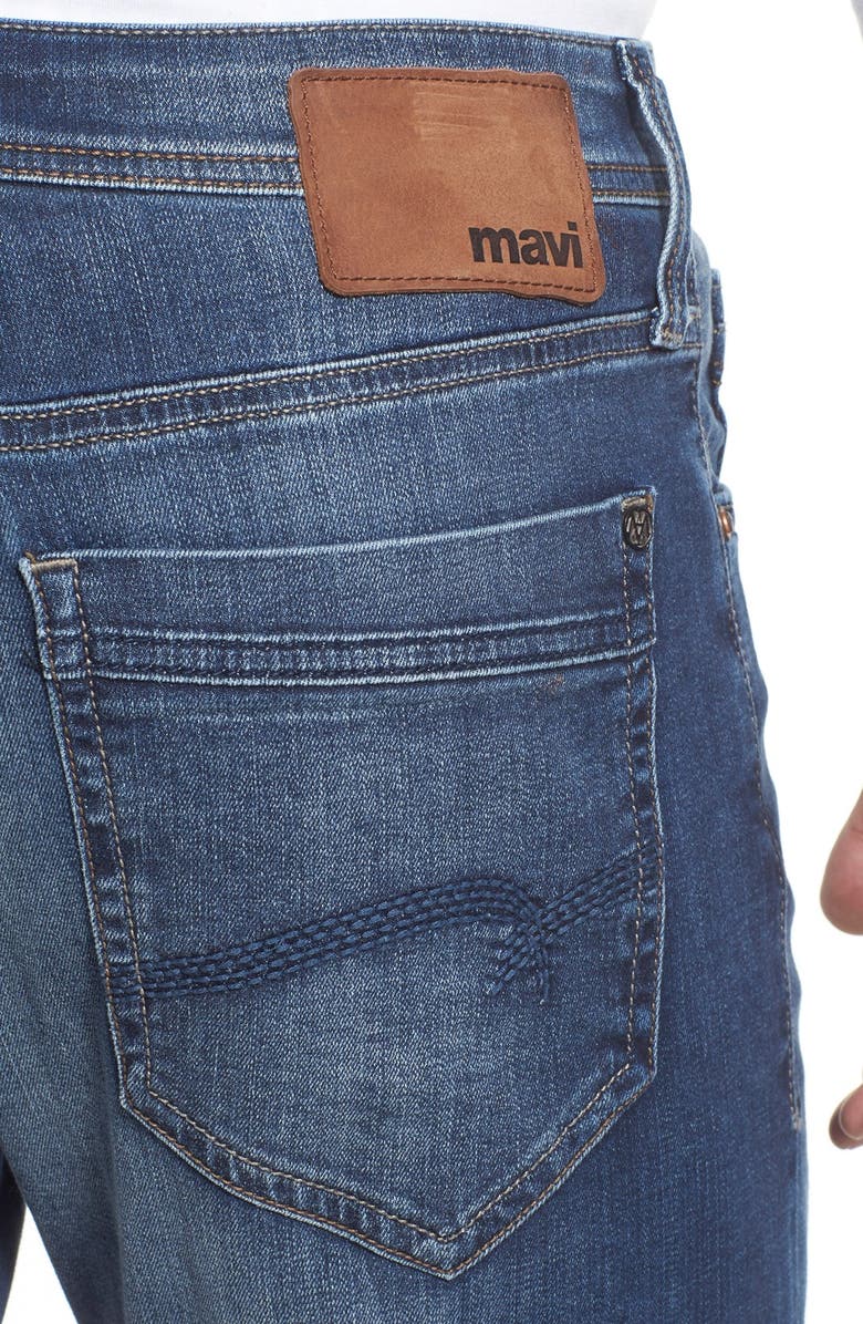 Mavi Jeans Matt Relaxed Fit Baggy Jeans, Alternate, color, Mid Indigo Cooper