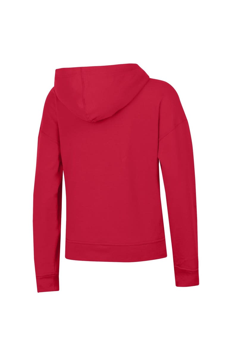 Champion Women's Champion  Red New England Patriots Powerblend Hoodie, Alternate, color, Red