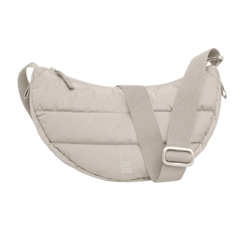 Got Bag Puffer Moon Bag Small In Scallop Monochrome