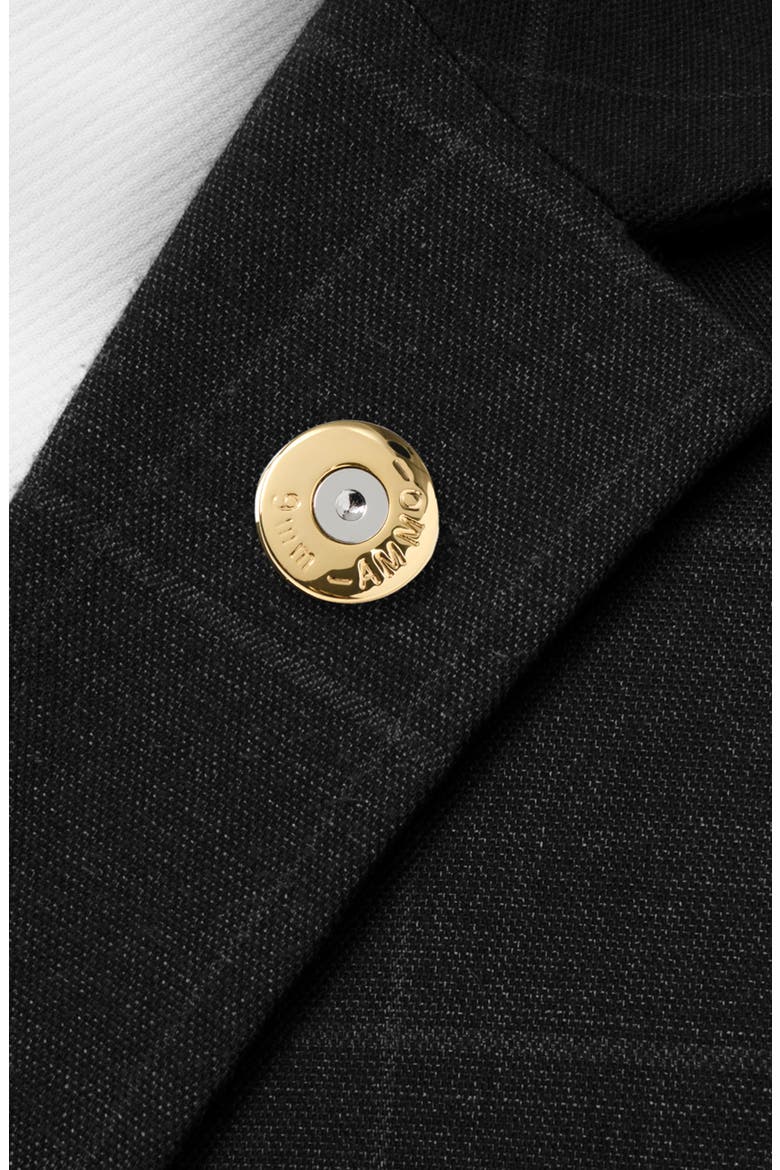 Bullet Silver Lapel Pin, Alternate, color, SILVER