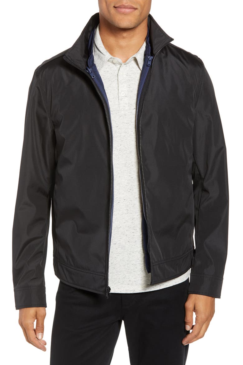 Oxford 2-in-1 Jacket, Main, color, BLACK