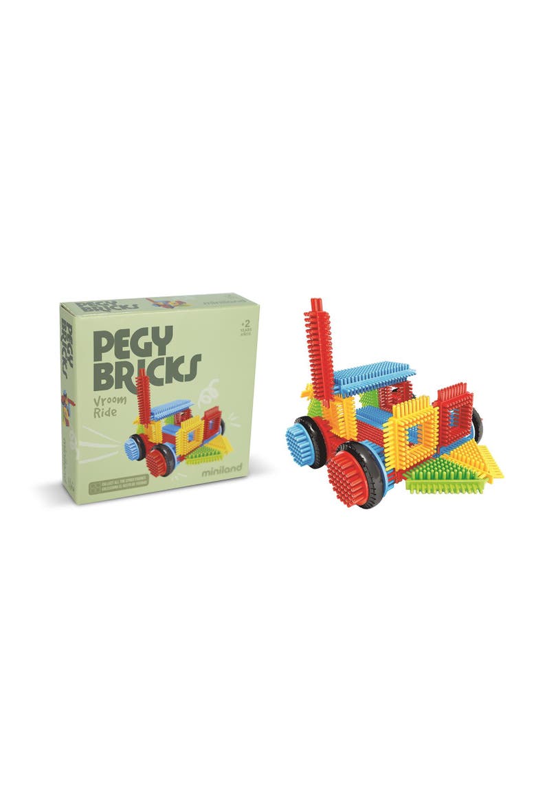 Pegy Bricks Vroom Ride, Main, color, Red Multi