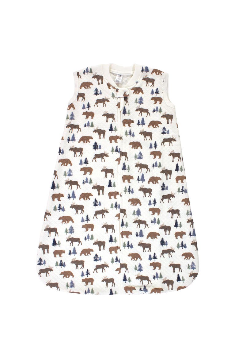 Premium Quilted Sleeveless Wearable Sleep Sack, Main, color, Moose Bear