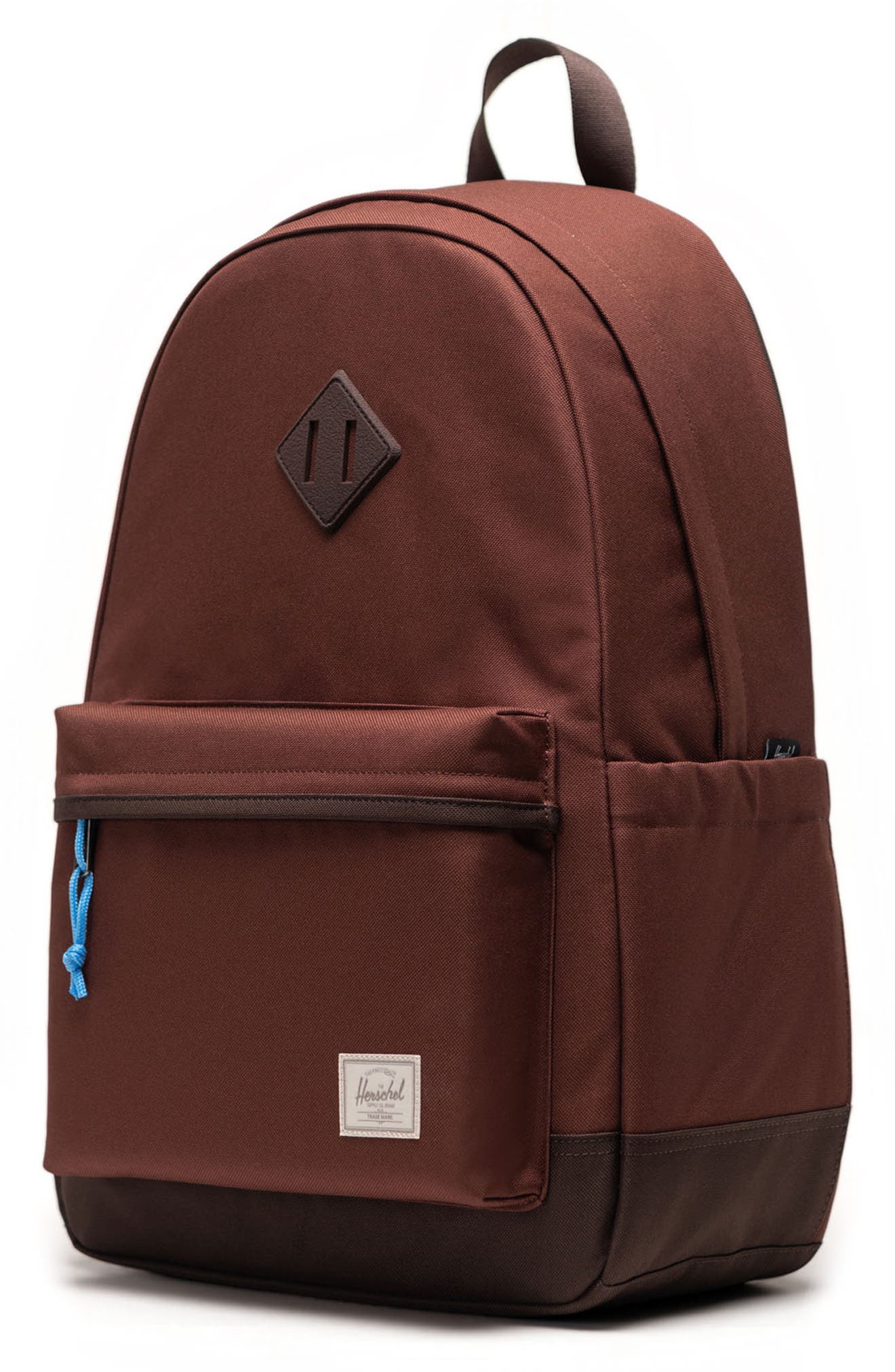 Herschel Supply Co. Heritage Backpack, Alternate, color, Bitter Chocolate/ Dark Roast
