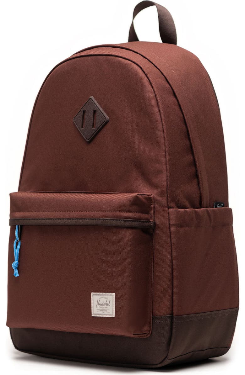 Herschel Supply Co. Heritage Backpack, Alternate, color, Bitter Chocolate/ Dark Roast