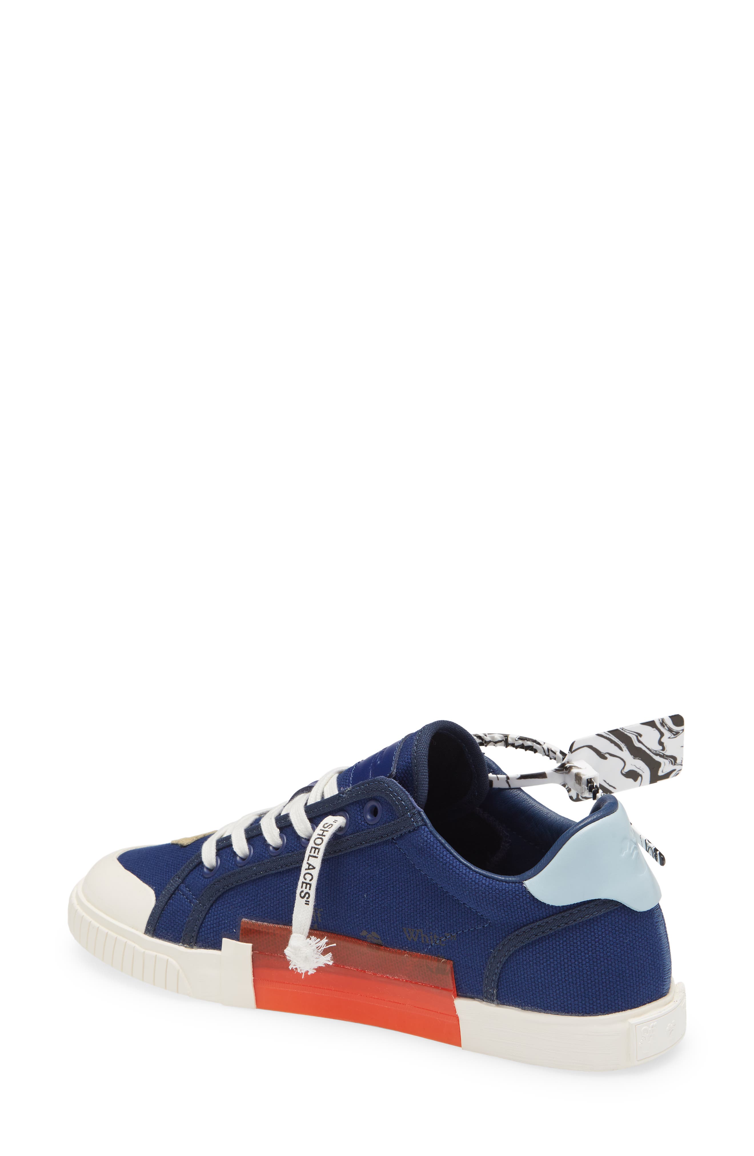 Vulcanized Low Top Sneaker, Alternate, color, BLUE