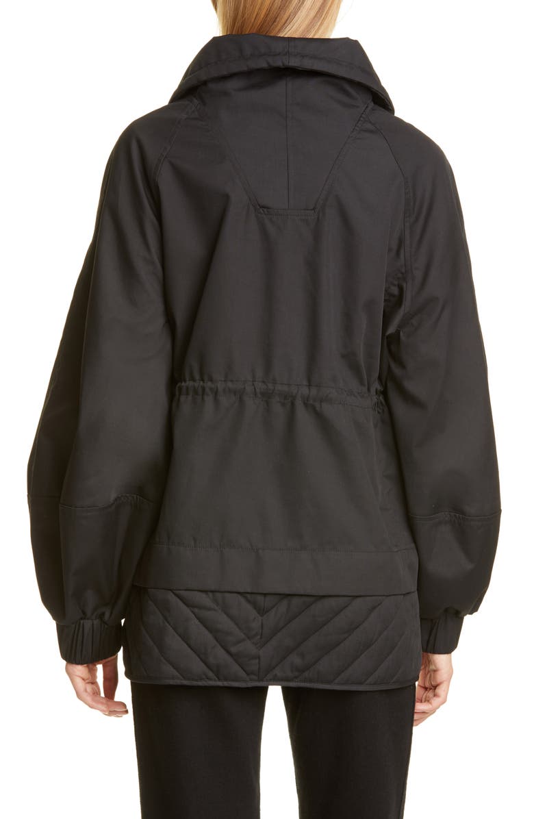 Ganni Double Hem Jacket, Alternate, color, 