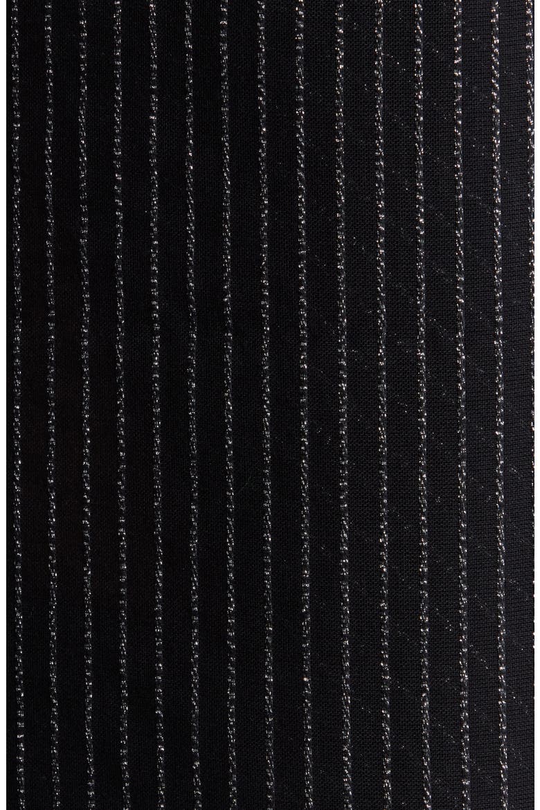 Metallic Stripe Pareo, Alternate, color, BLACK