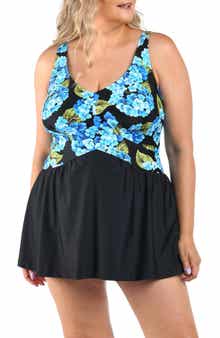 Chantilly Empire Full Coverage Swimdress