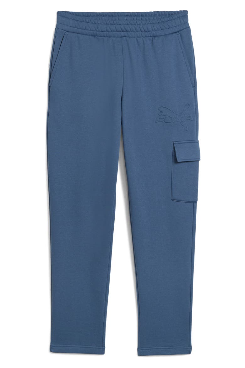 Essentials Embossed Cargo Pants, Main, color, DARK INDIGO