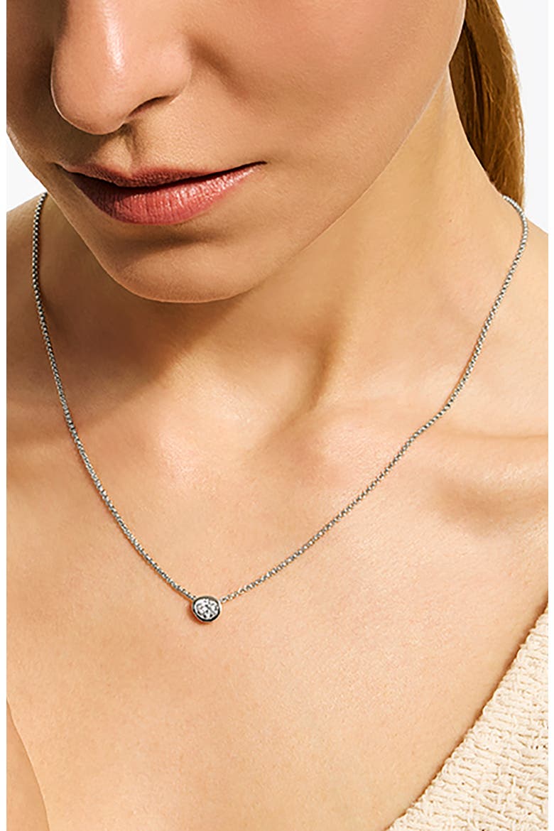 JH Lovestruck™ Necklace, Sterling Silver, Lab-Grown Diamond, .75TCW, Alternate, color, SILVER