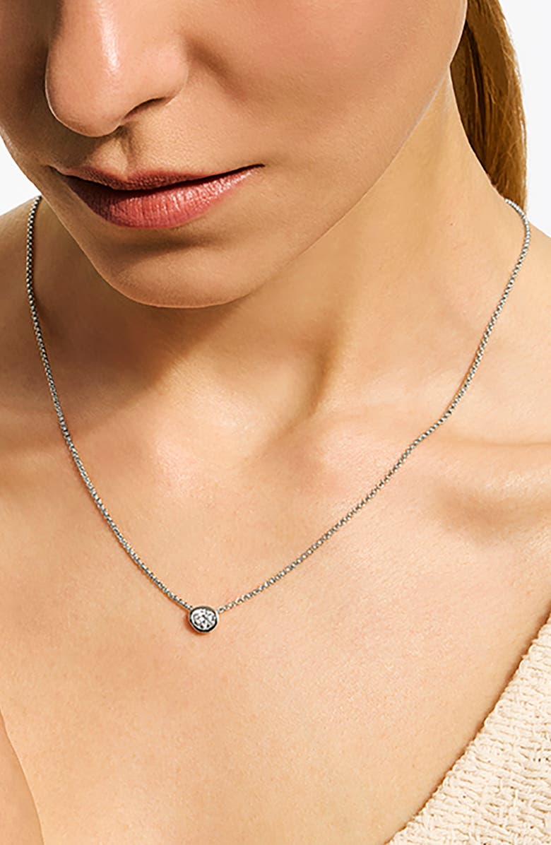 John Hardy Lovestruck<sup>™</sup> Lab Grown Diamond Necklace, Alternate, color, Silver