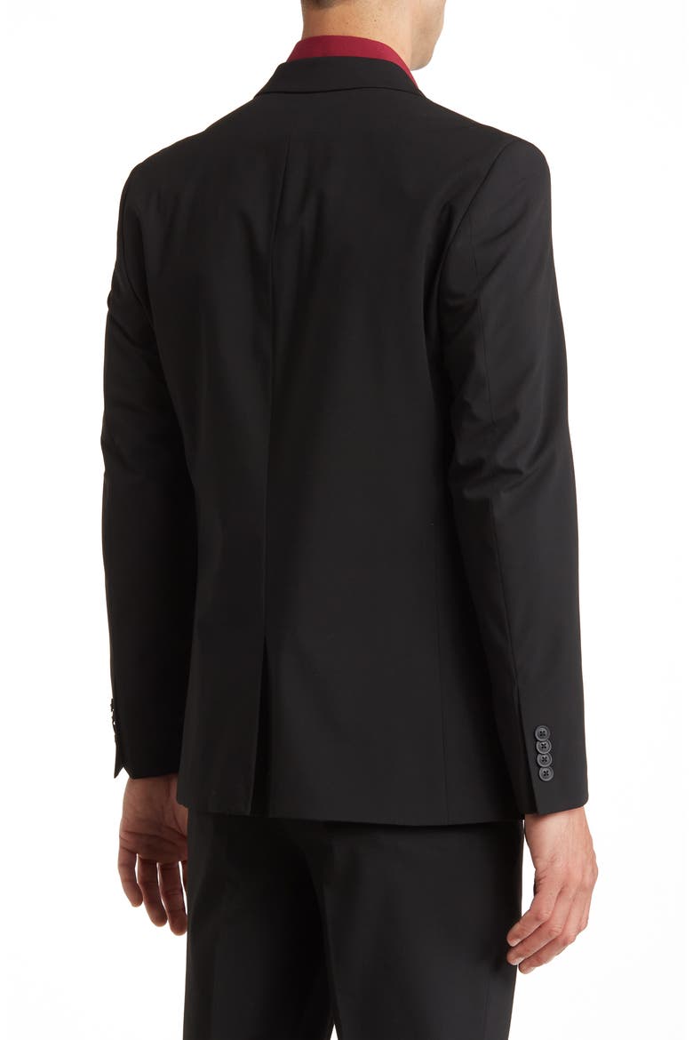Slim Fit Super Stretch Suit Jacket, Alternate, color, BLACK