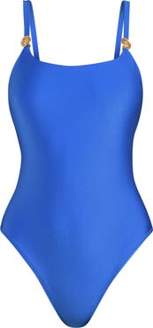 L'AGENCE Remi Shimmer One-Piece Swimsuit