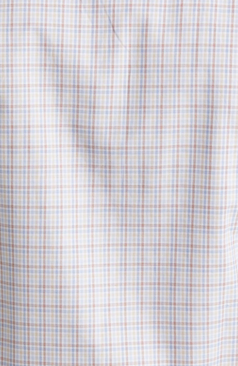 Duchamp Tailored Fit Plaid Dress Shirt, Alternate, color, 